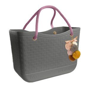 BocaBagg (Gray) Large EVA Tote Bag-Like Bogg Bag